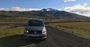 On the road in Iceland
