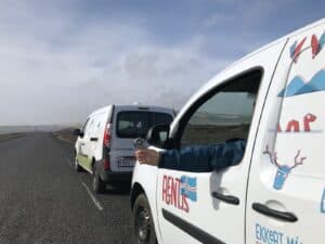 On the road in Iceland