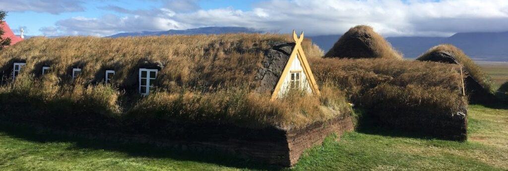 old turf houses in Iceland