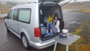 Our VW Caddy Camper in Iceland