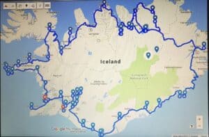 Our travels around Iceland