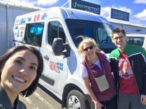 Picking up a camping van Iceland