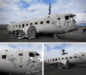 Plane wreck on Sólheimarsandur