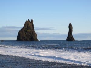 Reynisdrangar cliff formations South Iceland