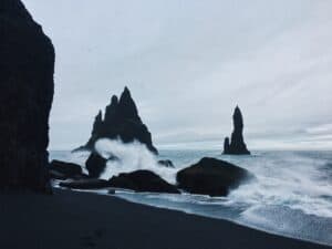 Reynisdrangar waves