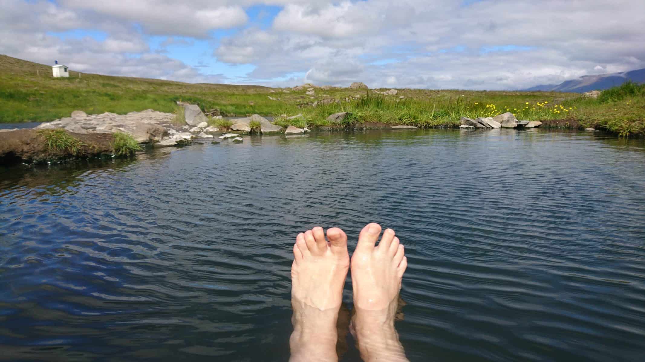 Secret hot spring by Bakkafljót