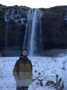 Seljalandsfoss in wintertime