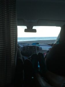 Sleeping by Diamond beach