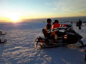 Snowmobiling in Iceland