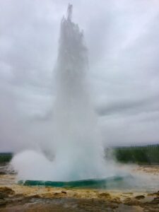 Strokkur blowing