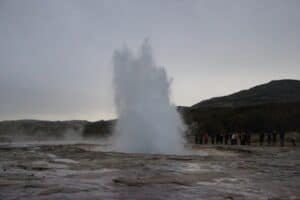 Strokkur going off
