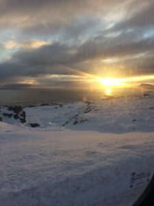 Sunset in Iceland