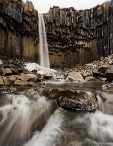 Svartifoss falls South Iceland