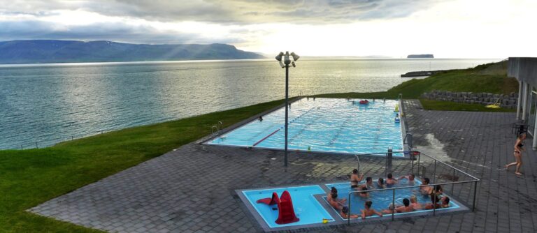 Swiming pool in Iceland
