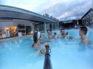 The Blue Lagoon swimming