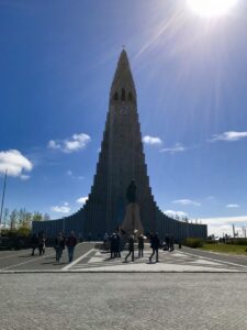 The Church Hallgrimskirkja in Reykjavik