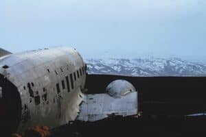 The DC plane in South Iceland