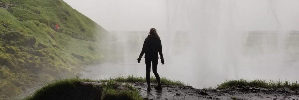 The backdoor to Seljalandsfoss Iceland