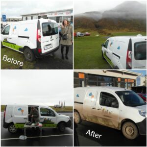 The Renault Camper before & after