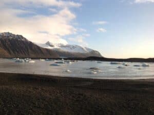 The glacier lagoon Jökulsárlón