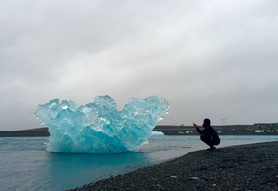 the ice lake jökulsárlón glacier lagoon
