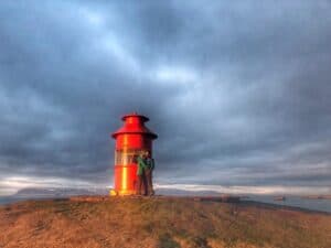 The lighthouse in Stýkkishólmur