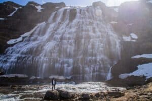 The waterfall Dynjandi