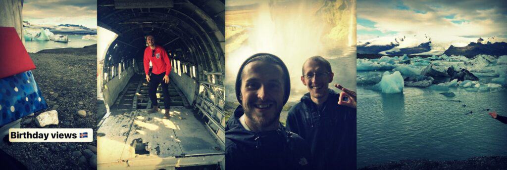 boys in a camper van in south Iceland camperstory