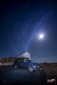 Winter camping in Iceland