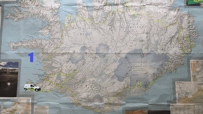 Travelling in Iceland in a camper van Travelling in Iceland in a camper van