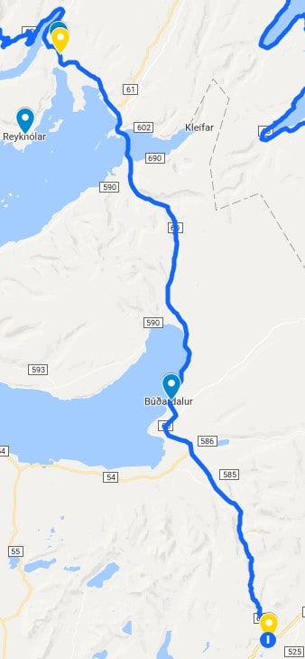 From Bjarkalrlundur to Reykjavik