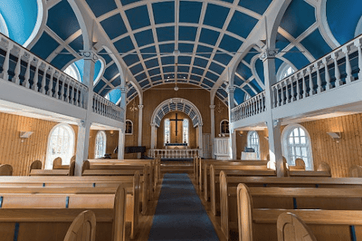 inside seyðisfjörður church