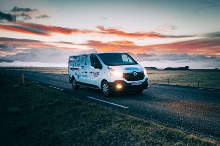 Rent Renault Trafic 3 camper van Iceland Ring Road travel
