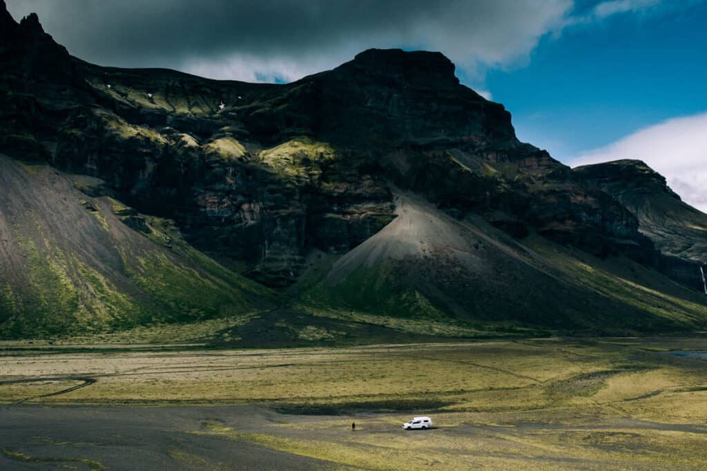 rent Toyota Hilux 4×4 Camper ring road Iceland