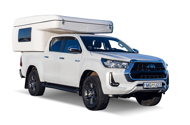 Toyota Hilux 4×4 Camper rent.is