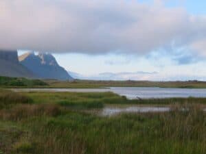 Camping near Stokksnes