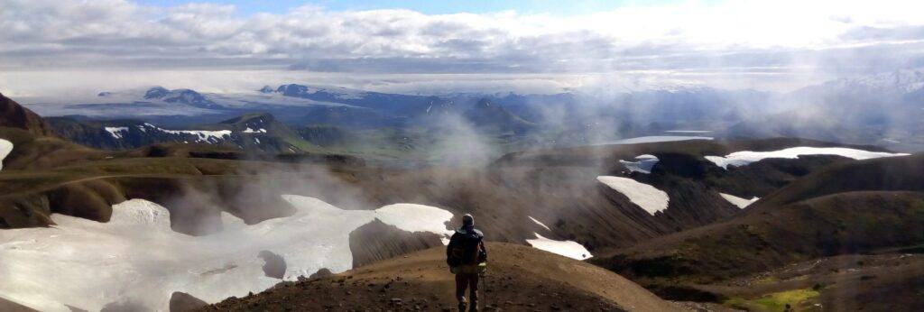Hiking in Þórsmörk Iceland