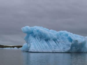 Icebergs in the lagoon