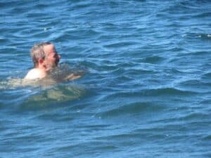 Swimming in the North Atlantic
