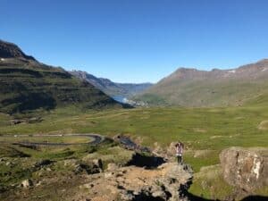 The village Seyðisfjörður