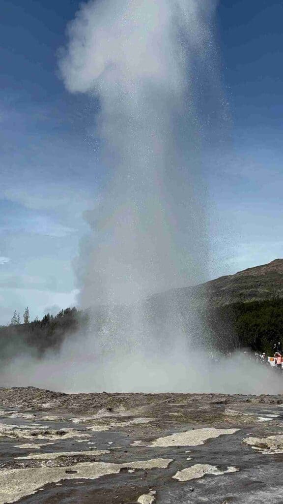 Geysir thermal area