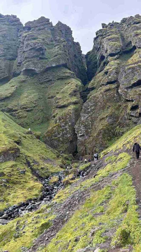 A small hike to some rocks